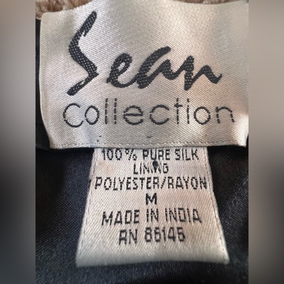 Vintage Sean Collection Little Black Dress size Med‎ - Picture 11 of 14